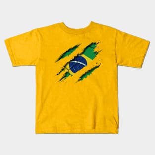 Brazil Football Kids T-Shirt